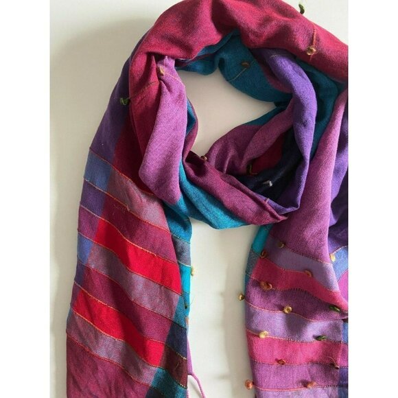 Colorful One Size Women Scarf - Picture 5 of 5